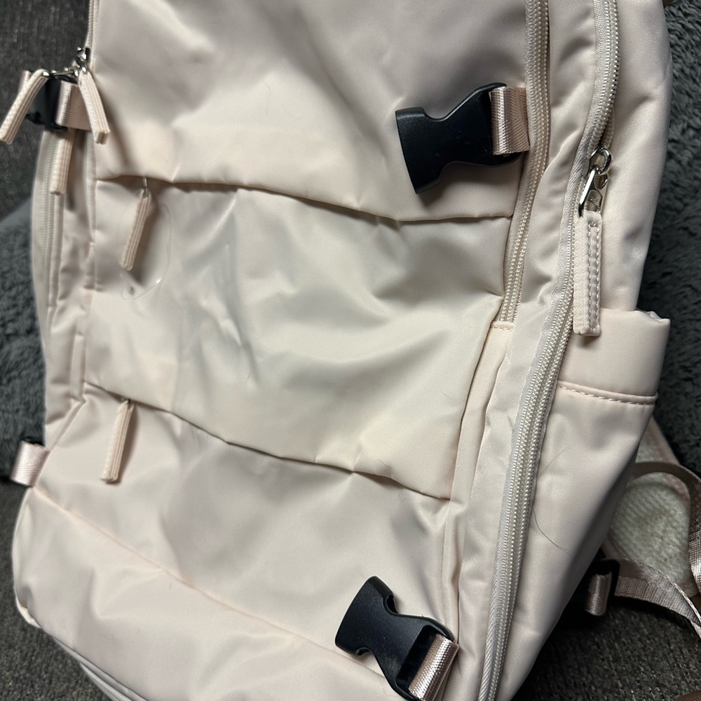 Cream/blush Backpack - Brand new